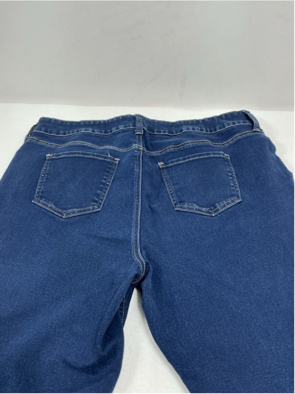 Woman’s Excellent Condition Copper Flash Blue Jeans Ankle Skinny 20W - Picture 6 of 7